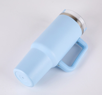 GC Cup 40oz Bouteille d'eau en acier inoxydable Tasses à sublimation avec poignée Logo personnalisé Tumbler Design pour boissons chaudes et froides