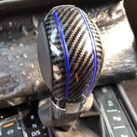 Boutons de vitesse de voiture de levier de changement de couleur en fibre de carbone pour VW Golf MK7 Jetta MK6 Passat tiguan polo beetle teramont accessoires de voiture