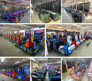 Máquina de Juego Arcade de Carreras de Coches con Monedas, Simulador de Carreras de Cruce de Velocidad con Asiento, Simulador de Carreras de Movimiento Completo en Venta - Product Image 4