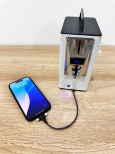 Yoo2 đồng tiền hoạt động Trạm Sạc với LCD hẹn giờ, 20000mAh pin, Dual pd20w cáp, công cộng sạc điện thoại Locker - Product Image 5