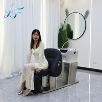 Bassin de lavage de cheveux portable, réservoir d'eau de rangement, évier à shampoing mobile et lit de spa capillaire japonais