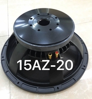 Caisson de basses professionnel 15 pouces 4 pouces Haut-parleur en métal Klaxon Équipement audio haute performance