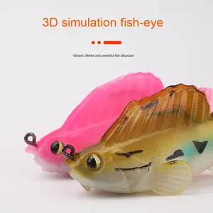 7G10G14Gt Plomb Poisson Fond Anti-Suspension PVC Appât Souple Carpe Brochet Mer Flotteur D'eau Douce Rivières Saut Queue De Poisson Leurre Stream - Product Image 3