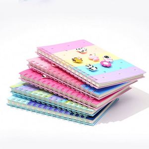 Cuaderno A5 con Espiral y Cubierta de Silicona de Grado Alimenticio, para Uso Escolar, con 80 Hojas y Diseño Elegante - Product Image 3