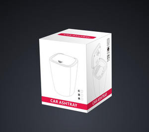 Smart Auto posacenere LED luce portatile senza fumo creativo copertura di personalità sensore automatico accendini digitali per sigaretta parti - Product Image 3