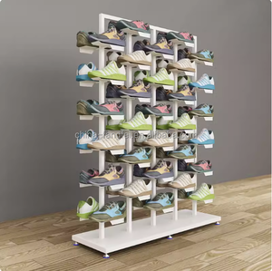 Tên Thương hiệu giày kệ trưng bày dễ dàng cài đặt hai mặt kệ lưu trữ cho bán lẻ Sneaker Giày bóng rổ giày dép khác - Product Image 2