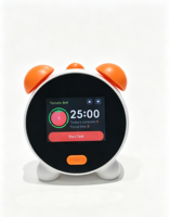 Sveglia Intelligente per Bambini con Assistente AI, Dispositivo di Chat Vocale, Registratore di Storie per l'Educazione Precoce