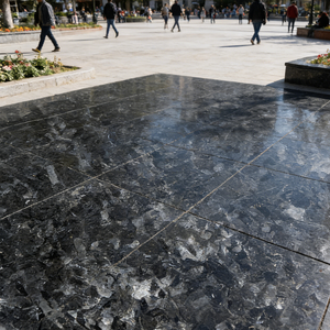 Loseta de Granito Negro Angola Natural Pulido de Primera Calidad, Corte a Medida, 1 Año de Garantía para Uso en Exteriores, Diseño Gráfico - Product Image 4