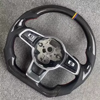 Lenkrad für VW Scirocco Leder GTI Carbon T6 Großhandel Fabrik Jetta Mk6 Mk7 Golf Polo 3-Speichen Sport