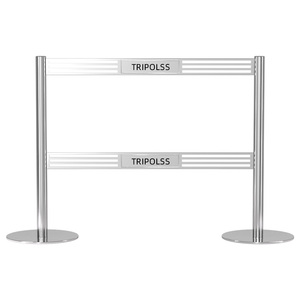 Barreras de Control de Multitudes Portátiles de Alta Calidad para Exteriores, Hoteles, Exposiciones, Cafés, con Postes y Barreras de Marca - Product Image 1