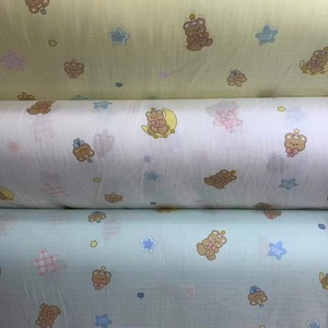 Tela de Gasa a Cuadros Pequeños de Doble Capa 100% Algodón con Estampado de Dibujos Animados para Pijamas <span class=keywords><strong>Infantiles</strong></span>, Sábanas y Fundas de Edredón - Product Image 6