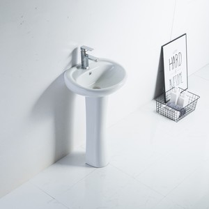 Longue Durée de Vie de Haute Qualité Blanc Salle De Bains Lavabo Évier Piédestal Bassin Shampooing Puits Pour Hôtel - Product Image 3