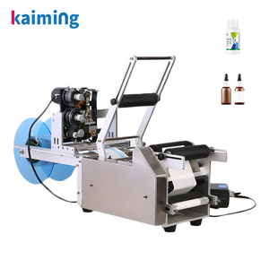 <span class=keywords><strong>Machine</strong></span> d'impression d'étiquettes pour flacons en verre, boîtes en fer blanc, bouteilles rondes en plastique avec imprimante de date pour le marché des sodas et des assaisonnements - Product Image 4