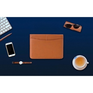 Tùy chỉnh đơn giản phong cách PU da dây kéo túi tài liệu máy tính chủ thư mục tập tin tổ chức A4 danh mục đầu tư cho cuộc họp kinh doanh - Product Image 6