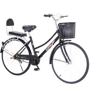 Charmant vélo urbain <span class=keywords><strong>rose</strong></span> pour <span class=keywords><strong>femme</strong></span> avec dossier <span class=keywords><strong>de</strong></span> soutien Ang Mesh - Product Image 6