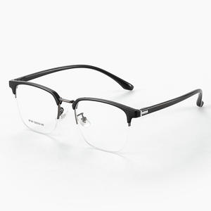Monture de lunettes demi-cerclée Danyang Business en TR90 et métal 97181 avec plaquettes de nez réglables pour hommes, pour lunettes de myopie - Product Image 5