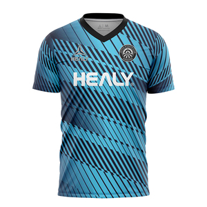 Seragam sepak bola kustom HEALY, kaos polo pria dengan kerah pas badan dan jersey sepak bola - Product Image 5