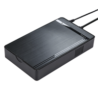 ShuoLe Case per HDD ad Alta Velocità USB 3.0 2.5/3.5 Pollici SATA, Enclosure Esterno per Disco Rigido per HDD da 2.5" e 3.5"