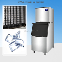 Machine à glaçons commerciale en forme de croissant de lune, 420 kg, 320 kg, 100 kg, 210 kg, en promotion sur le marché chinois