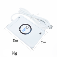 Lecteur RFID ACR122U-A9 13,56 MHz longue portée, lecteur de cartes NFC OTG, lecteur de cartes intelligentes USB ACR122U-A9