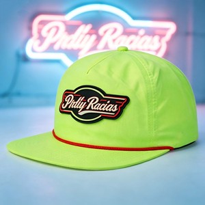 Gorra Deportiva de 5 Paneles de Alta Calidad OEM, Gorras con Visera Plana, Venta al por Mayor, Logotipo Bordado Personalizado, Gorra Snapback de Poliéster con Cierre de Cuerda - Product Image 1