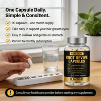 Cápsulas Premium OEM/ODM para el Crecimiento del Cabello con Semilla de Calabaza, Semilla Negra, Bambú +17 Nutrientes para un Cabello Más Grueso en Adultos