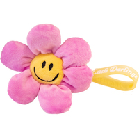 Bán Buôn Plush Flower Keychain Nhiều Màu Sắc Chất Lượng Cao Hoa Mặt Dây Chuyền Nụ Cười Hướng Dương Đồ Chơi Sang Trọng