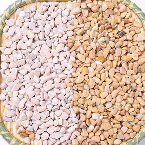 Verde grigio rosso giallo nero garanzia di qualità stabile buon fornitore di ciottoli lavorato ghiaia arrotondata caduta ghiaia per l'abbellimento - Product Image 4