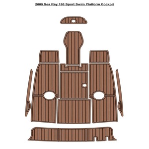 Suelo de EVA tipo teca para yates Sea Ray 180 Sport 2005, duradero, moderno, con sistema de clic para exteriores, artículo de venta caliente en eBay y AliExpress - Product Image 2