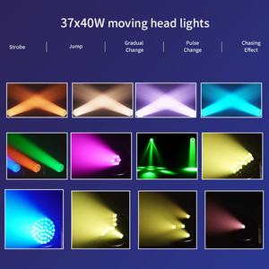 AICPOSE 37x40W Bee Eye - Luz Móvil para Escenario, IP65 Resistente al Agua, RGBW 4 en 1, Zoom LED - Product Image 3