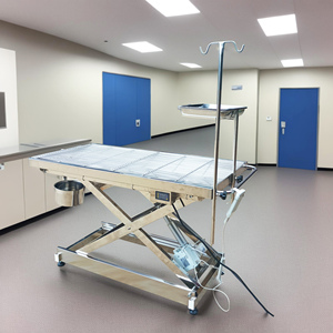 Mesa Quirúrgica <span class=keywords><strong>Veterinaria</strong></span> Eléctrica de Altura Ajustable, Mesa de Operaciones de Acero Inoxidable para Hospitales <span class=keywords><strong>y</strong></span> Clínicas Veterinarias, para Perros <span class=keywords><strong>y</strong></span> Gatos - Product Image 2