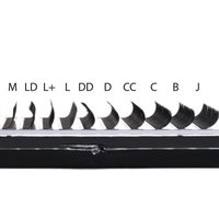Extensions de cils Premium Noir Mat Mixte Trsya Vente en Gros Volume Cils Extension Pestañas Cachemire Easy Fan