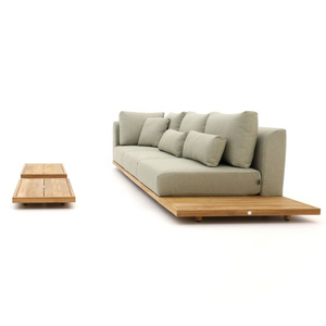 Conjuntos de muebles de balcón al aire libre cómodos de madera de teca venta de muebles sofás modernos <span class=keywords><strong>y</strong></span> elegantes - Product Image 1