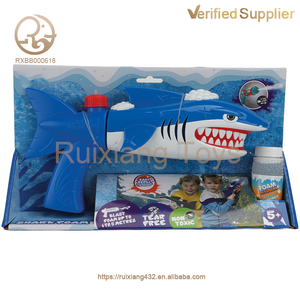 Pistolet à <span class=keywords><strong>bulles</strong></span> de mousse amusant unisexe, jouet de mousse, pistolet à <span class=keywords><strong>bulles</strong></span> de requin, jouet de divertissement pour enfants en plastique PC pour l'extérieur - Product Image 5