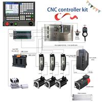 Controlador de torno de máquina de corte CNC de 5 ejes Siyuer 998T con Kit de controlador de servomotor absoluto, reemplazo del Panel de Control Delta Hnc Cnc