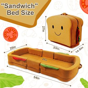Cama de Viaje para Niños Pequeños TenderPlayful OEM/ODM, Estilo Sándwich, Plegable, de Espuma Suave, Cuna Portátil con Barandilla de Seguridad para el Hogar - Product Image 6
