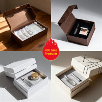 Boîte d'emballage de parfum personnalisée Tiroir d'emballage pour cosmétiques et soins de la peau Boîtes cadeaux d'expédition pour cosmétiques Boîtes d'emballage à insérer