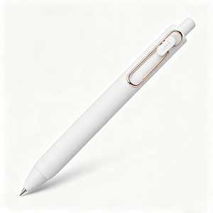 ปากกาลูกลื่น Uni-ball One UMN-SG แบบกดหดได้ สีโรสโกลด์ พร้อมคลิปหนีบ หมึกเจลสีดำ [0.38/0.5 มม.] เครื่องเขียนญี่ปุ่น - Product Image 2