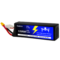 Paket Baterai Lithium Polymer Battivus Custom Long Range 4 1S 7S 8S High C Rate 15C 25C 3.7V 2S 3S 6S 4S 8000Mah 14.8V Lipo