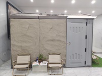 Maisonnette Modulaire Préfabriquée Intelligente Isolée, Étanche et Alimentée par Énergie Solaire en HDPE pour Entrepôt et Utilisation en Parc