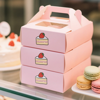 Emballage Boîte Personnalisé et Biodégradable en Carton Pliable pour Gâteaux, Biscuits, Cookies et Donuts avec Logo – Vente en Gros