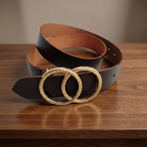 Cinturón de Cuero Ecológico para Hombre, Diseño Cuadrado de Acero, Estilo Vintage, de Lujo, 3.8 cm de Ancho, Accesorios de Moda, Cinturón Personalizado, Gran Venta - Product Image 1