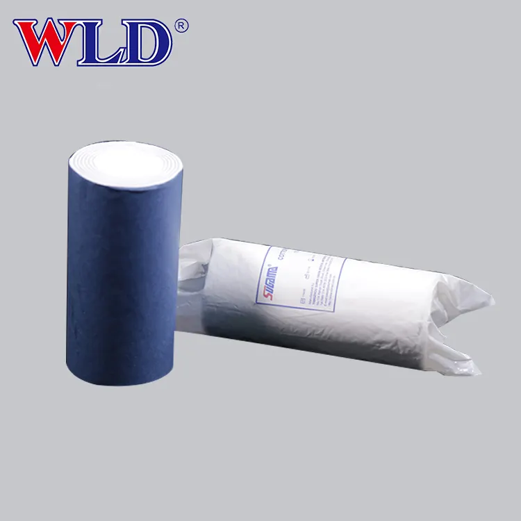 Soft and higher of absorbency with 100% all natural cotton wool roll medical cotton roll