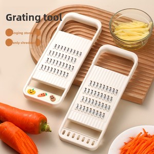 Râpe en plastique multifonctionnelle avec trancheuse facile à utiliser pour la cuisine domestique, idéale pour râper les pommes de terre, les carottes et les fruits - Product Image 5