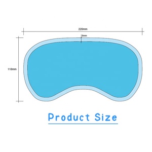 Máscara de <span class=keywords><strong>gel</strong></span> para ojos, paquete de 2 máscaras para dormir de hielo refrescante para ojos hinchados para hombres y mujeres, compresa fría para dormir y cálida para poscirugía - Product Image 2