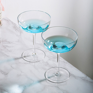 Vente en gros 10.5oz long gobelets à tige vin Margaret <span class=keywords><strong>Martini</strong></span> Cocktail verres à champagne pour les vacances de fête de mariage - Product Image 4