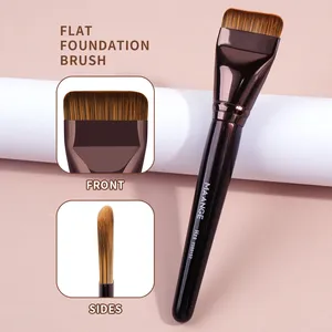 Brocha para Base de Maquillaje Ultrafina, Brocha Profesional para Maquillaje, Brocha para Difuminar Líquidos, Polvo Mineral, Kit de Brochas para Aplicar y Difuminar - Product Image 5
