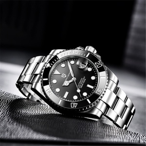Reloj Mecánico Automático Deportivo para Hombre PAGANI DESIGN, Modelo 8215, Acero Inoxidable, Cristal de Zafiro, Reloj de Buceo, Reloj Hombre PD1661 - Product Image 4