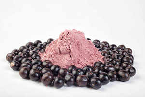 High Quality 99% Acai Berry <b>Extract</b> Powder Bulk <b>Plant</b>-Based Fruit Powder Food Grade Solvent Extracted Drum Smoothies Bakery - Product Image 2