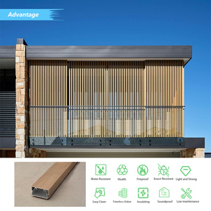 Pannelli di Rivestimento Esterno <span class=keywords><strong>in</strong></span> Alluminio con Effetto <span class=keywords><strong>Legno</strong></span> per Pareti Esterne - Product Image 4